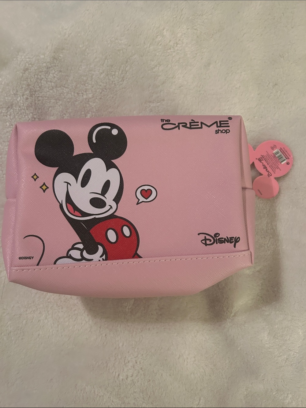 The Crème Shop x Disney Pink Mickey Cosmetic Pouch